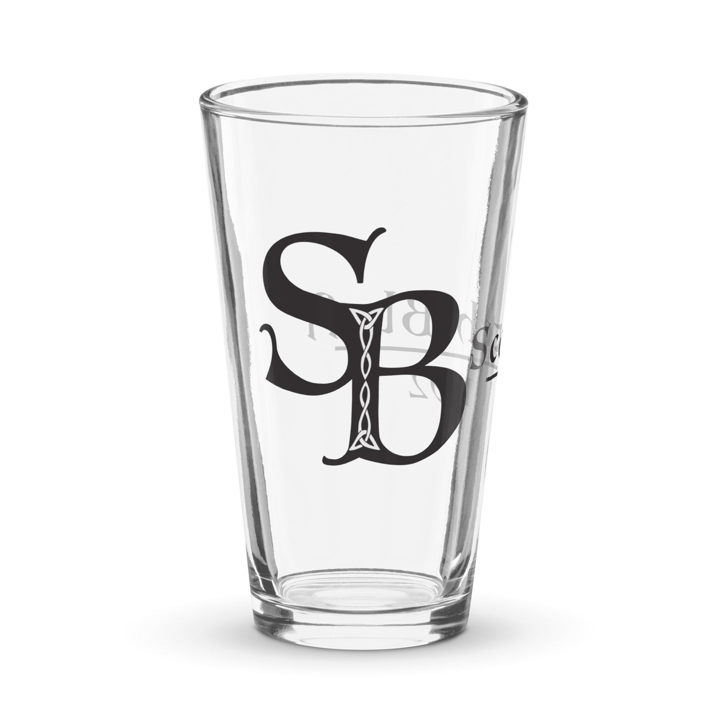 Shaker pint glass