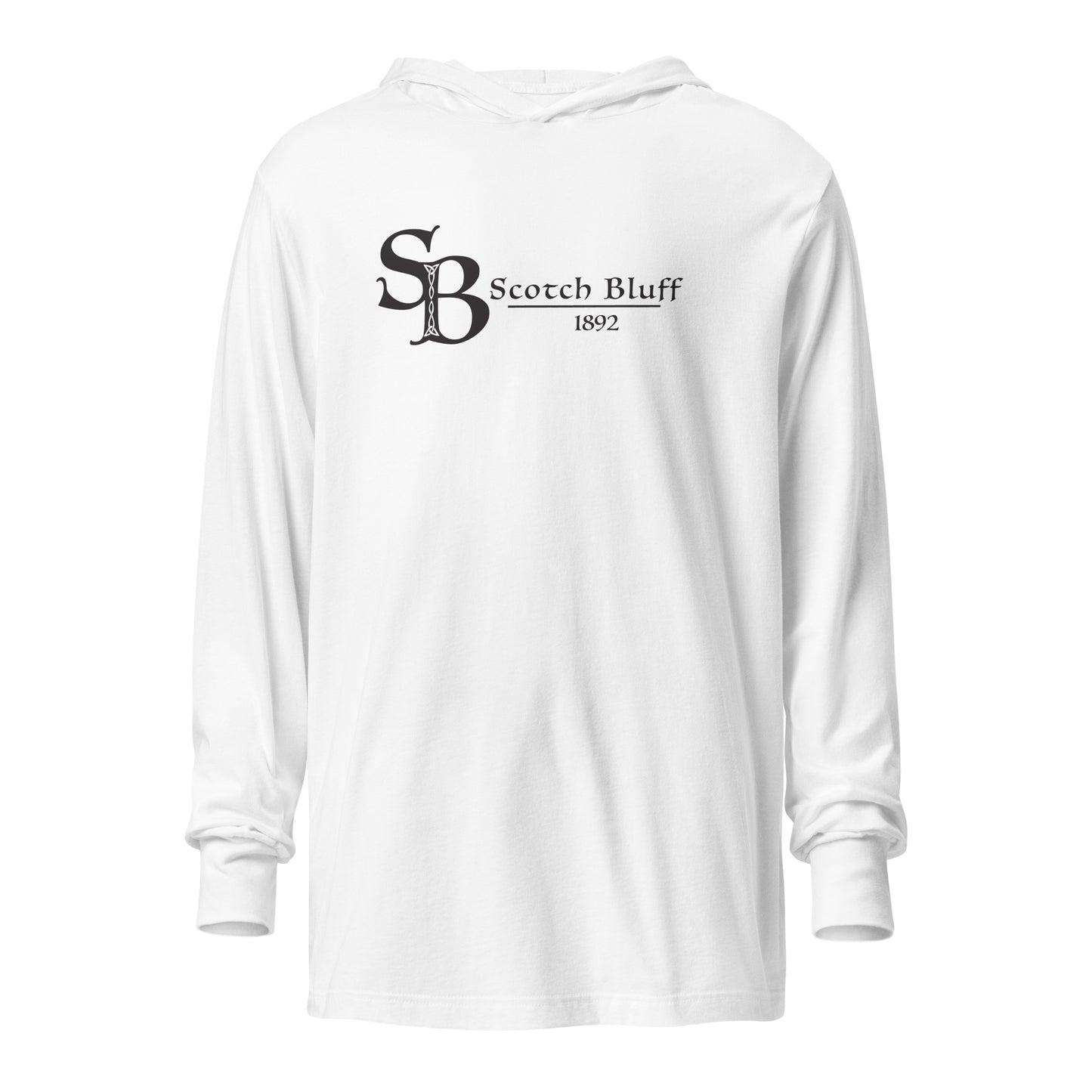 Hooded long-sleeve tee